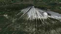 Mount Fuji Japan 3D model