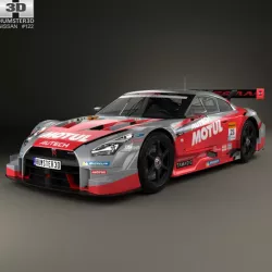 Nissan GT-R Nismo GT500 2015 3D model