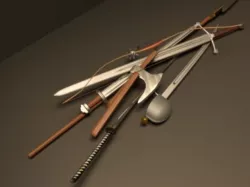 Pack Of Medieval Weapons 3D model