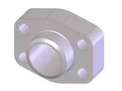 PAFS-B SAE Straight 4 bolt flange (butt weld) (All Configurations)
