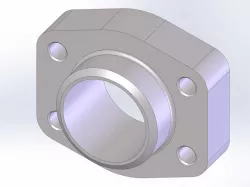 PGFS-B SAE Straight 4 bolt counter flange (butt weld)