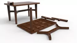 Plastic Table Model 05