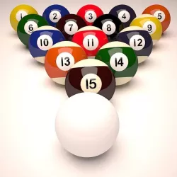 Pool balls 3D model