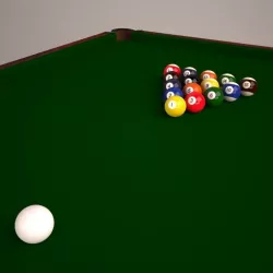 Pool table 3D model