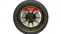 porsche wheel 3D model