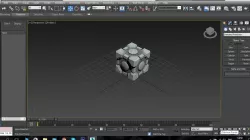 Portal Cube from Portal 2 3D model