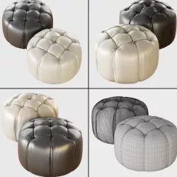 Pouf Bon Bon Asnaghi 3D model