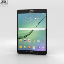Samsung Galaxy Tab S2 8-0-inch LTE Black 3D model