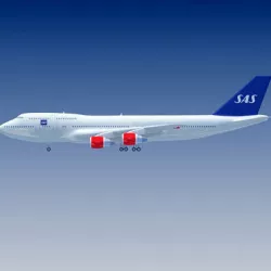 Scandinavian Airlines SAS Boeing 3D model