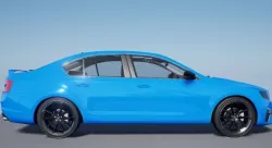 Skoda Octavia RS Game model with Texture Low-poly  3D model