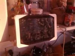 Slide out under-cabinet tablet mount