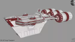 Space transport CR-20 3D model
