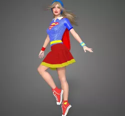 Supergirl DC Superhero Girls  3D model