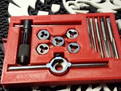 Tap / Die Tray for 12 Piece Irwin Hansen Metric Set