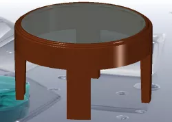 Tea table 3D modeling