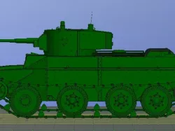 The Soviet cavalry tank BT-2