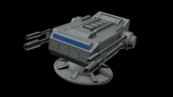 Turbolaser canon 1  3D model