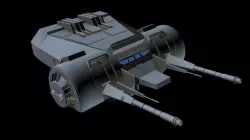 Turbolaser canon 4 3D model