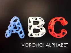 Voronoi Alphabet (Complete from A to Z!!)