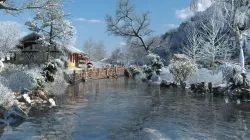 Winter snow 3D model