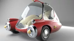 Zip Car from Fallout game 3D model