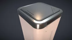 12-2018 [Doom study] - Garbage Bin Highpoly