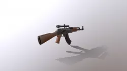 Ak 47 with scope