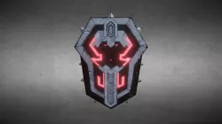 Black iron dwarf shield