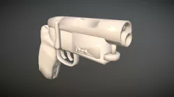 Blade Runner Gun low poly