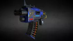 Bolter Warhammer LOW_POLY