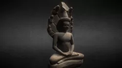 Buddha protected by the naga