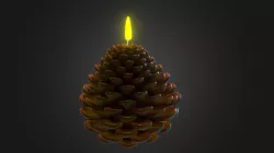 Candle Pine Cone