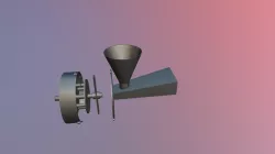 chaff cum pulverizer assembly