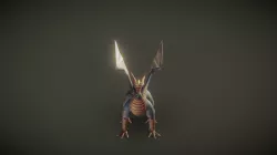 Dragon made with blender