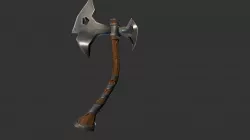 Fantasy Axe handpainted