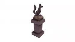 Fox Statue: Variation 001 (Hand painted)