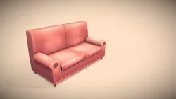 game ready Couch low poly