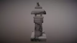 Garden Lantern- Marble