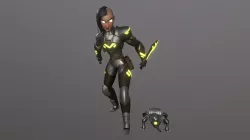Halima - Sci-Fi Assassin - Real-Time Character