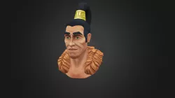 Hand painted head