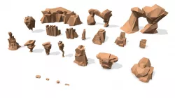 Low Poly Landscape Set