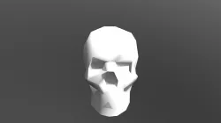 Low Poly Skull
