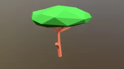 Low poly tree