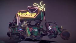 Neon Slums - Ramen Rickshaw (VR Sculpt)