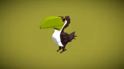 Pelican Cartoon 3D