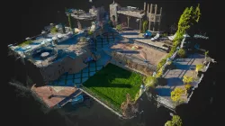 Pre Construction Lakefront Backyard