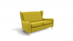 Rubens 2 Seater Sofa, Kelp Green Wool Mix