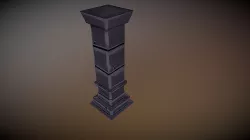 Simple Pillar | Hand Paint