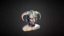 Skyrim Dovahkiin iron helmet