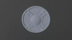 Skyrim Iron Shield High Poly